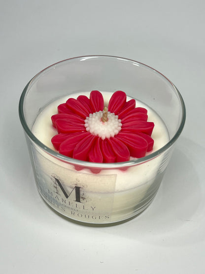 Bougie Marguerite - Fruits Rouges