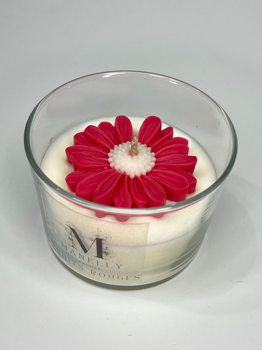 Bougie Marguerite - Fruits Rouges