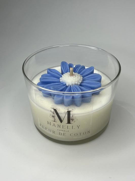 Bougie Marguerite - Fleur de Coton